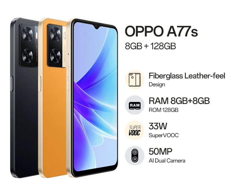 Rekomendasi HP Oppo A77s