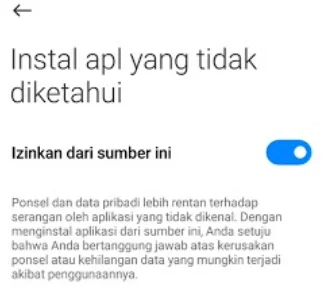 Periksa izin yang diminta oleh file APK